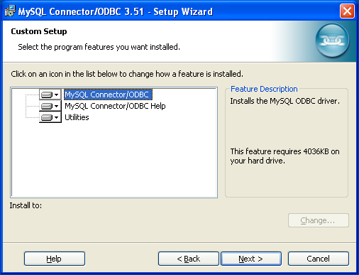 MyODBC Windows Installer - Custom
                  Installation welcome